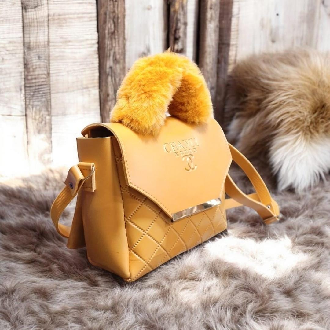 Chic Mustard Crossbody Bag for Girls - 1 Pc Festive Fashion