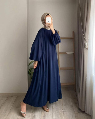 Women's Elegant Fashion Loose Pullover Abaya - 1 Pcs