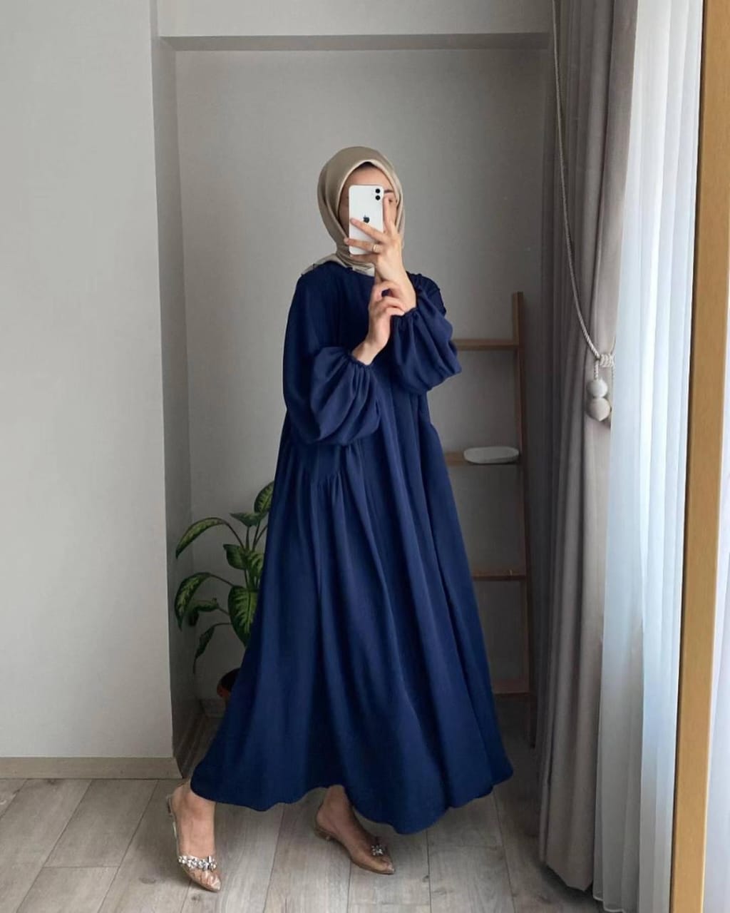 Women's Elegant Fashion Loose Pullover Abaya - 1 Pcs